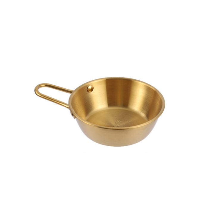 304 Stainless Steel Seasoning Bowl Restaurant Rice Wine Snack Serving Bottle, 10.5cm With Handle Silver, 12cm With Handle Silver, 13cm With Handle SIlver, 14cm With Handle Silver, 17cm With Handle Silver, 10.5cm With Handle Gold, 12cm With Handle Gold ...