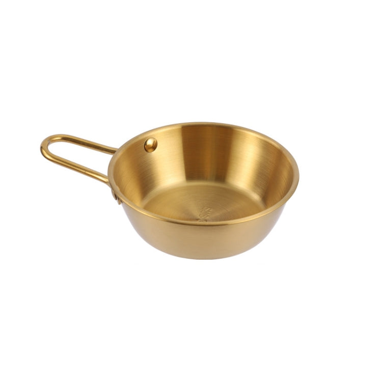 304 Stainless Steel Seasoning Bowl Restaurant Rice Wine Snack Serving Bottle, 10.5cm With Handle Silver, 12cm With Handle Silver, 13cm With Handle SIlver, 14cm With Handle Silver, 17cm With Handle Silver, 10.5cm With Handle Gold, 12cm With Handle Gold ...