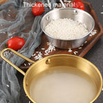 304 Stainless Steel Seasoning Bowl Restaurant Rice Wine Snack Serving Bottle, 10.5cm With Handle Silver, 12cm With Handle Silver, 13cm With Handle SIlver, 14cm With Handle Silver, 17cm With Handle Silver, 10.5cm With Handle Gold, 12cm With Handle Gold ...