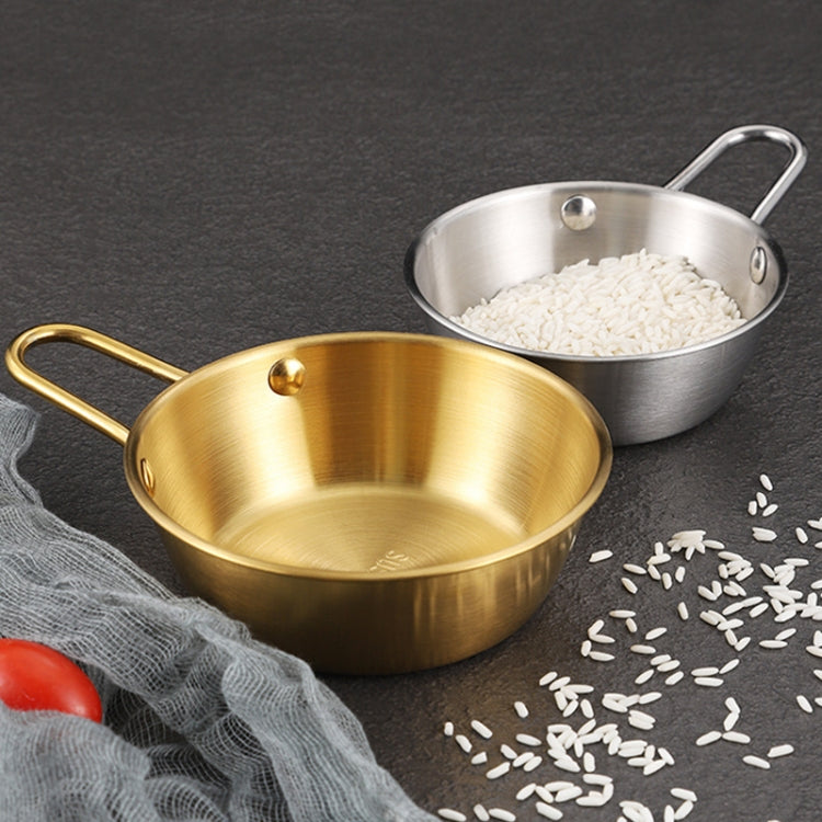 304 Stainless Steel Seasoning Bowl Restaurant Rice Wine Snack Serving Bottle, 10.5cm With Handle Silver, 12cm With Handle Silver, 13cm With Handle SIlver, 14cm With Handle Silver, 17cm With Handle Silver, 10.5cm With Handle Gold, 12cm With Handle Gold ...