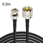 Cabo Adaptador BNC Macho para UHF Macho RG58, 0,5m, 1m, 2m, 3m, 5m, 8m, 10m