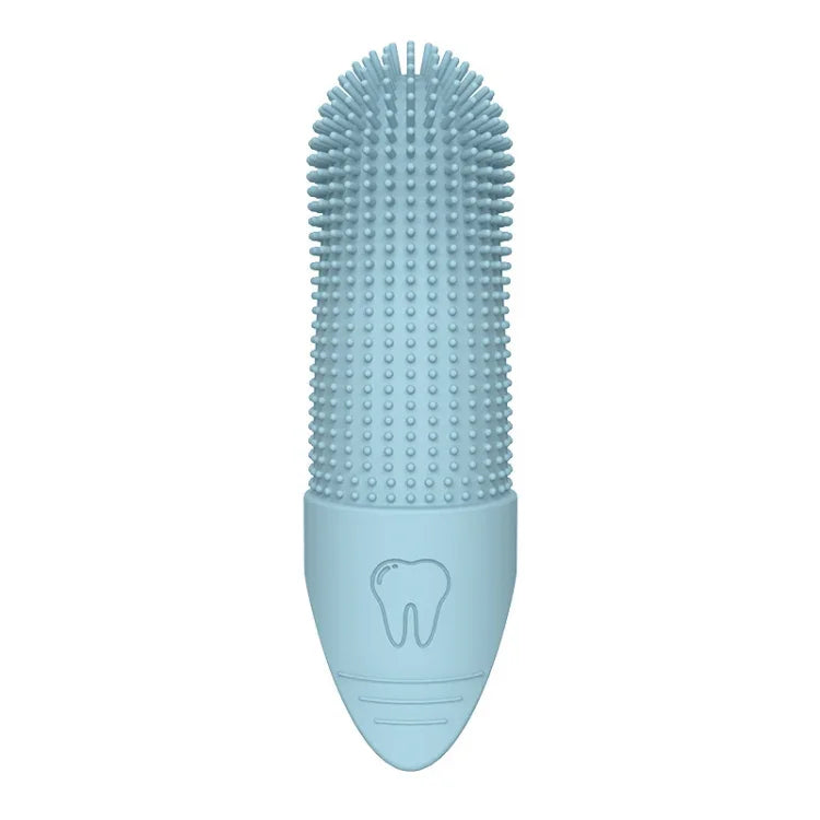 Escova de Dentes de Silicone para Dedos para Gatos e Cães Ferramenta de Cuidados Orais para Animais de Estimação