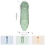 Escova de Dentes de Silicone para Dedos para Gatos e Cães Ferramenta de Cuidados Orais para Animais de Estimação