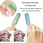 Escova de Dentes de Silicone para Dedos para Gatos e Cães Ferramenta de Cuidados Orais para Animais de Estimação