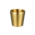 Caneca Martelada em Aço Inoxidável 304, Copos de Chá de Restaurante com Dupla Camada Reforçada, 175ml, 260ml, 300ml, 350ml, 450ml