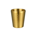 Caneca Martelada em Aço Inoxidável 304, Copos de Chá de Restaurante com Dupla Camada Reforçada, 175ml, 260ml, 300ml, 350ml, 450ml
