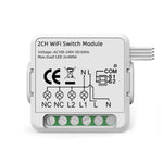 Módulo de Interruptor Inteligente para Alexa / Google Home / Tuya Smart Life APP, 1 Canal WiFi, 2 Canais WiFi, 3 Canais WiFi, 4 Canais WiFi, 1 Canal Zigbee, 2 Canais Zigbee, 3 Canais Zigbee, 4 Canais Zigbee