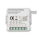 Módulo de Interruptor Inteligente para Alexa / Google Home / Tuya Smart Life APP, 1 Canal WiFi, 2 Canais WiFi, 3 Canais WiFi, 4 Canais WiFi, 1 Canal Zigbee, 2 Canais Zigbee, 3 Canais Zigbee, 4 Canais Zigbee