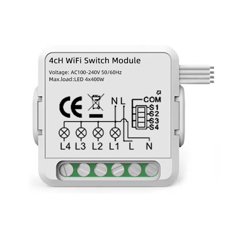 Módulo de Interruptor Inteligente para Alexa / Google Home / Tuya Smart Life APP, 1 Canal WiFi, 2 Canais WiFi, 3 Canais WiFi, 4 Canais WiFi, 1 Canal Zigbee, 2 Canais Zigbee, 3 Canais Zigbee, 4 Canais Zigbee