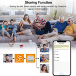 Módulo de Interruptor Inteligente para Alexa / Google Home / Tuya Smart Life APP, 1 Canal WiFi, 2 Canais WiFi, 3 Canais WiFi, 4 Canais WiFi, 1 Canal Zigbee, 2 Canais Zigbee, 3 Canais Zigbee, 4 Canais Zigbee