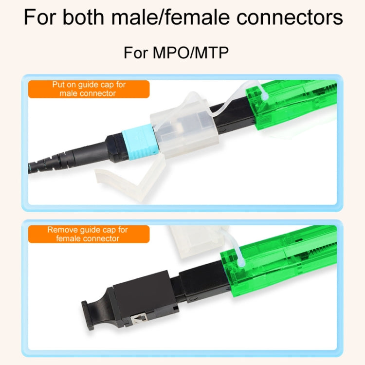 Caneta de Limpeza para Fibra Óptica MPO / MTP, Limpador de Face Final de Módulo Óptico
