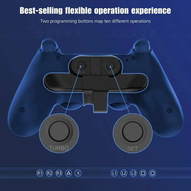 Para PS4 Controlador Anexo de Botão Traseiro Programável & Função TURBO