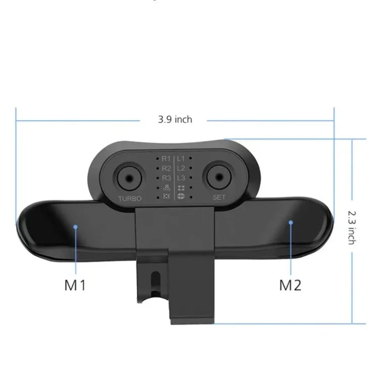 Para PS4 Controlador Anexo de Botão Traseiro Programável & Função TURBO