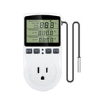 Termóstato Digital Inteligente com Controlo de Temperatura por Contagem Decrescente Interruptor de Tomada Temporizador Controlador de Temperatura, Ficha US