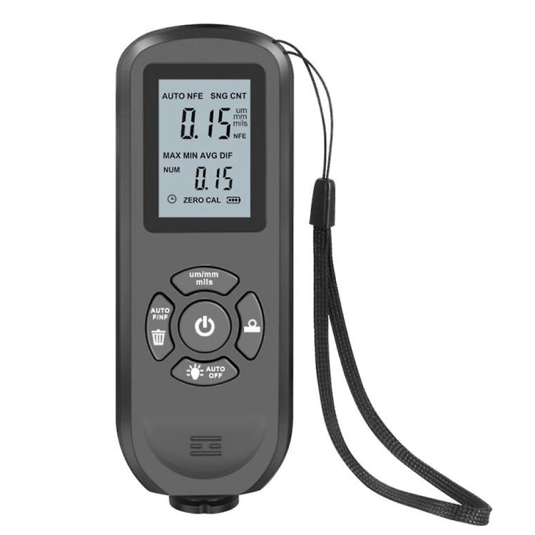 Medidor de Espessura de Revestimento de Alta Precisão HW-300S Medidor de Filme de Tinta Antiderrapante, Ecrã Horizontal Laranja, Ecrã Vertical Laranja, Ecrã Horizontal Preto, Ecrã Vertical Preto