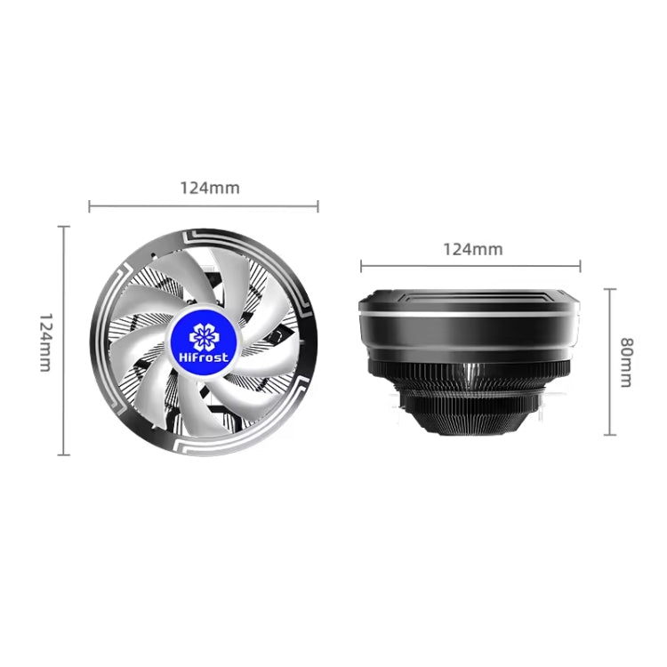 Ventoinha de Arrefecimento para CPU de Secretária com Luz LED Colorida 4 Pinos, Ice Blade W120