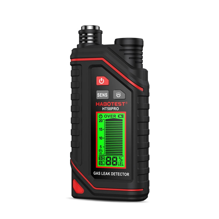 Detector de gás portátil recarregável HABOTEST, HT629