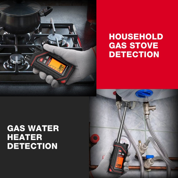 Detector de gás portátil recarregável HABOTEST, HT629