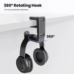 Suporte para Auriculares com Rotação de 360 Graus com Organizador para Comando de Jogo, TR-68