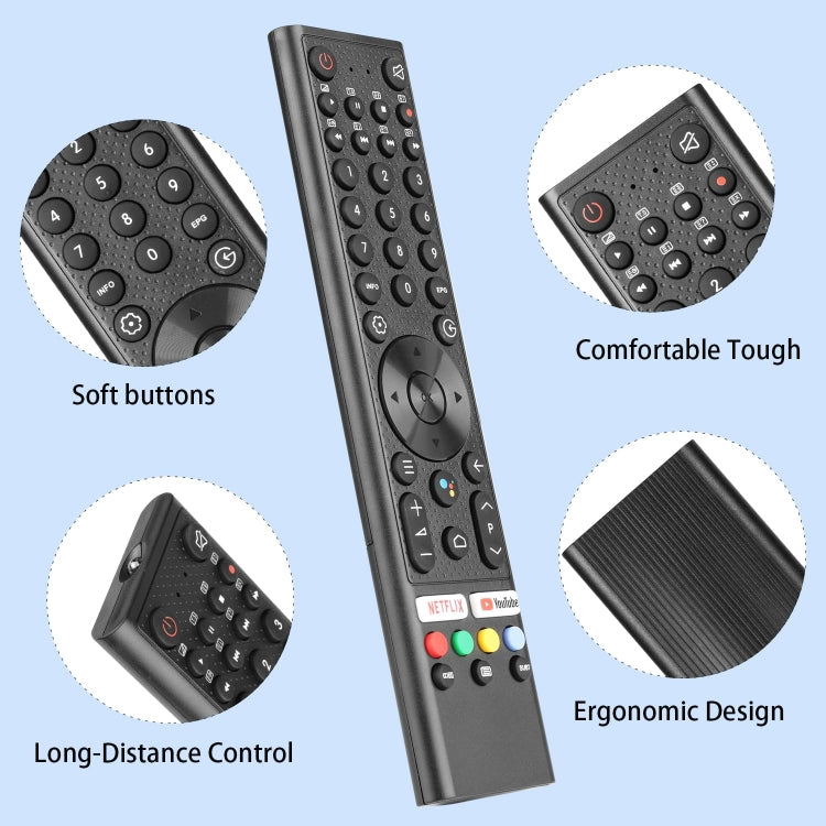 Comando remoto por voz Bluetooth para TV ChangHong/CHIQ