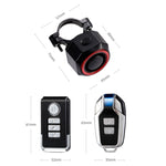 Luz Traseira Inteligente para Bicicleta com Alarme Anti-roubo e Luz de Aviso de Travagem, WL03C Controlo Remoto, Conjunto WL03C + Controlo Remoto de Silicone, WL09C Controlo Remoto