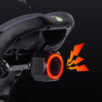 Luz Traseira Inteligente para Bicicleta com Alarme Anti-roubo e Luz de Aviso de Travagem, WL03C Controlo Remoto, Conjunto WL03C + Controlo Remoto de Silicone, WL09C Controlo Remoto