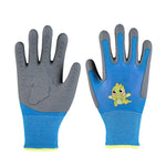 1 par de luvas de cartoon para crianças em TPE, hamster, papagaio, anti-riscos, anti-mordidas, para estudantes, jardinagem, protetoras, antiderrapantes e resistentes ao desgaste, S laranja, S azul, S amarelo, M laranja, M azul, M amarelo, L laranja