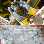 1 par de luvas de cartoon para crianças em TPE, hamster, papagaio, anti-riscos, anti-mordidas, para estudantes, jardinagem, protetoras, antiderrapantes e resistentes ao desgaste, S laranja, S azul, S amarelo, M laranja, M azul, M amarelo, L laranja