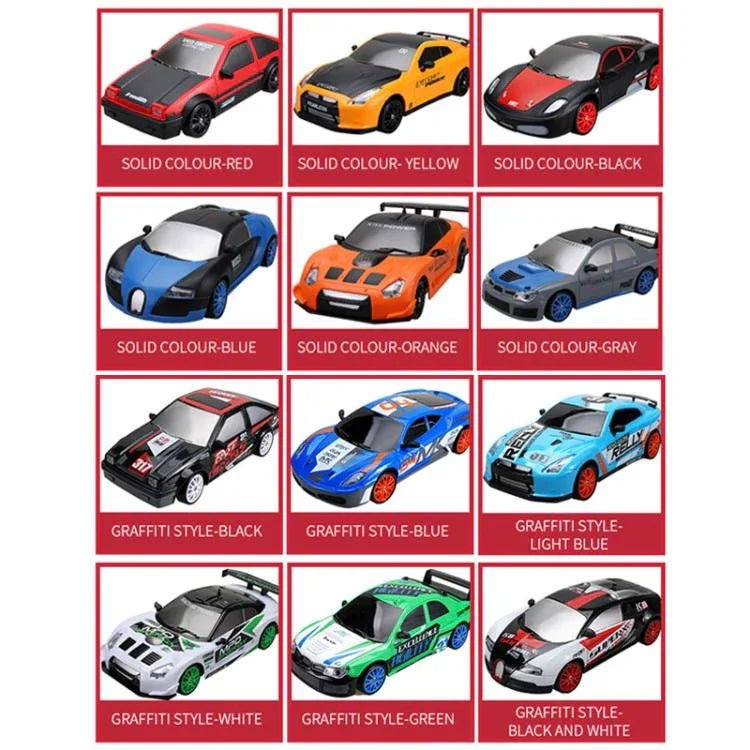 Brinquedo de carro de corrida elétrico de controlo remoto 4WD Drift em escala 1:24, SC24A01, SC24A02, SC24A03, SC24A04, SC24A05, SC24A06, SC24A07, SC24A08, SC24A09, SC24A10, SC24A11, SC24A12