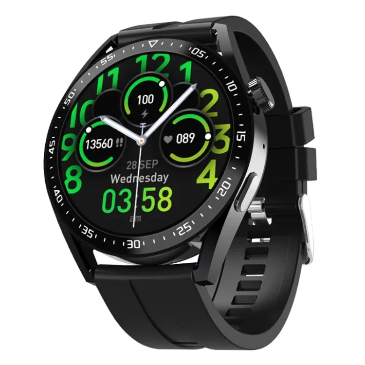 Relógio Inteligente HW28 com Ecrã de 1,39 polegadas, IP67 à Prova de Água, Monitorização de Saúde, Chamadas Bluetooth com Pagamento NFC