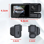 3 Lens HD 1080P Infrared Night Vision WIFI Mobile Phone Playback Driving Recorder