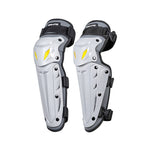 SULAITE Motorcycle Outdoor Riding Breathable Protective Equipment, 2pcs /Set Knee Pads Gray, 2pcs /Set Elbow Pads Gray