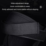 SULAITE Motorcycle Outdoor Riding Breathable Protective Equipment, 2pcs /Set Knee Pads Gray, 2pcs /Set Elbow Pads Gray