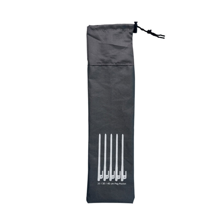Saco de Armazenamento para Estacas de Solo Acessórios para Camping ao Ar Livre Saco de Armazenamento Portátil de Mão, S 20cm, M 30cm, L 40cm
