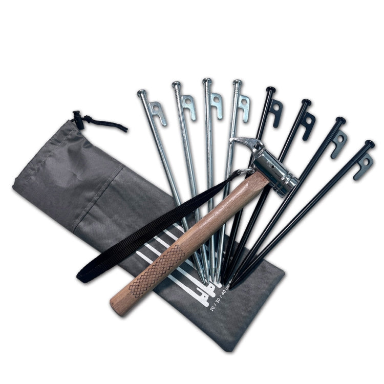 Saco de Armazenamento para Estacas de Solo Acessórios para Camping ao Ar Livre Saco de Armazenamento Portátil de Mão, S 20cm, M 30cm, L 40cm