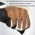 Luvas de Motociclismo SULAITE Respirável com Ecrã Tátil Condutor de Dedo Inteiro, M, L, XL, XXL