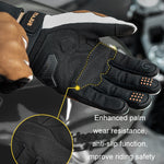 Luvas de Motociclismo SULAITE Respirável com Ecrã Tátil Condutor de Dedo Inteiro, M, L, XL, XXL