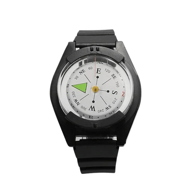 Pulseira de Silicone Impermeável com Bússola Portátil Estilo Relógio para Exterior, P304