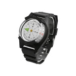 Pulseira de Silicone Impermeável com Bússola Portátil Estilo Relógio para Exterior, P304