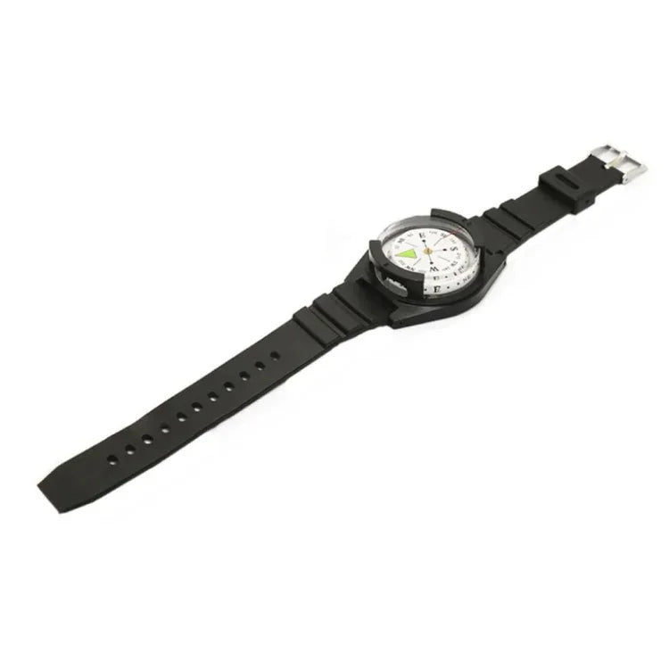 Pulseira de Silicone Impermeável com Bússola Portátil Estilo Relógio para Exterior, P304