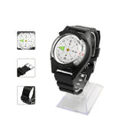 Pulseira de Silicone Impermeável com Bússola Portátil Estilo Relógio para Exterior, P304
