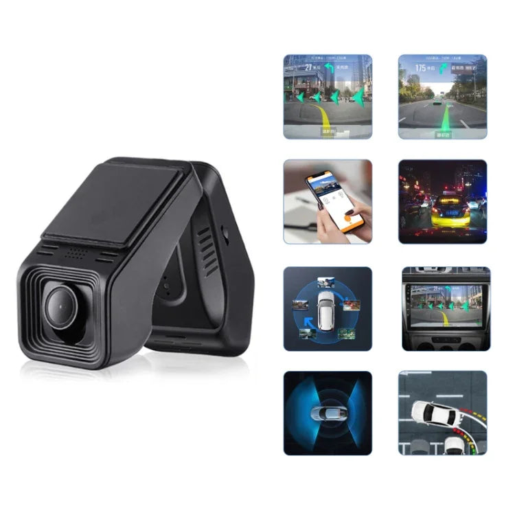 Gravador de Condução Android ADAS HD com Visão Noturna 1080P USB, Lente Única, Dupla Lente, Versão Lente Única WIFI