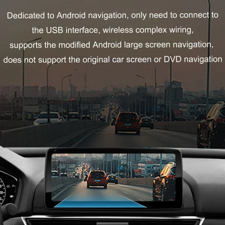 Gravador de Condução Android ADAS HD com Visão Noturna 1080P USB, Lente Única, Dupla Lente, Versão Lente Única WIFI