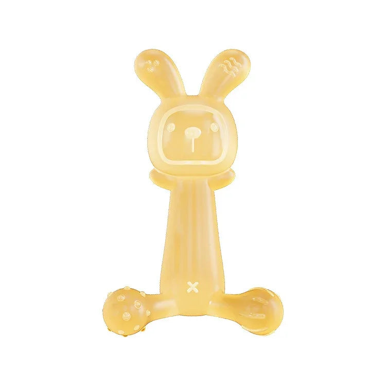 Mordedor para Bebé Coelho em Silicone de Grau Alimentar Sem BPA Vara de Dentição para Bebés Anti-mordedura, Cor Nano, Rosa, Transparente, Com Caixa Cor Nano, Com Caixa Rosa, Com Caixa Transparente