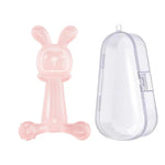 Mordedor para Bebé Coelho em Silicone de Grau Alimentar Sem BPA Vara de Dentição para Bebés Anti-mordedura, Cor Nano, Rosa, Transparente, Com Caixa Cor Nano, Com Caixa Rosa, Com Caixa Transparente
