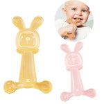 Mordedor para Bebé Coelho em Silicone de Grau Alimentar Sem BPA Vara de Dentição para Bebés Anti-mordedura, Cor Nano, Rosa, Transparente, Com Caixa Cor Nano, Com Caixa Rosa, Com Caixa Transparente