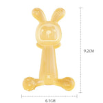 Mordedor para Bebé Coelho em Silicone de Grau Alimentar Sem BPA Vara de Dentição para Bebés Anti-mordedura, Cor Nano, Rosa, Transparente, Com Caixa Cor Nano, Com Caixa Rosa, Com Caixa Transparente