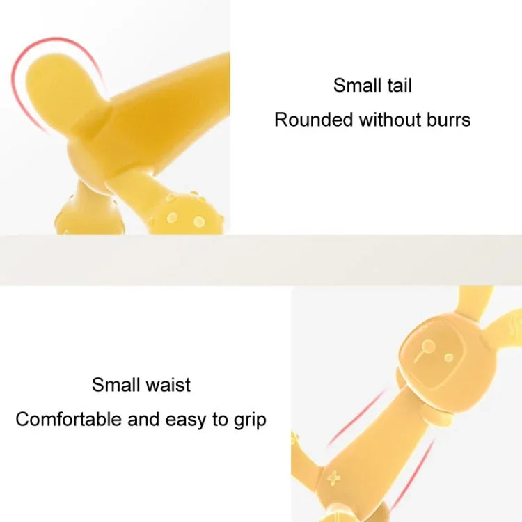 Mordedor para Bebé Coelho em Silicone de Grau Alimentar Sem BPA Vara de Dentição para Bebés Anti-mordedura, Cor Nano, Rosa, Transparente, Com Caixa Cor Nano, Com Caixa Rosa, Com Caixa Transparente