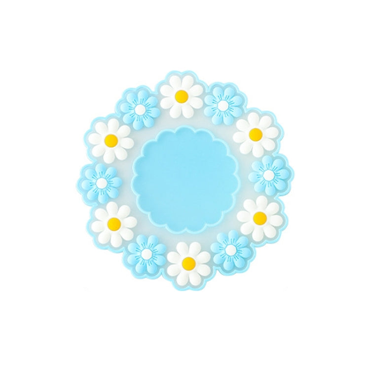 Porta-copos Margarida Resistentes a Altas Temperaturas para Uso Doméstico, Tapete Isolante para Mesa de Cozinha, Azul Pequeno, Rosa Grande, Azul Grande