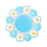 Porta-copos Margarida Resistentes a Altas Temperaturas para Uso Doméstico, Tapete Isolante para Mesa de Cozinha, Azul Pequeno, Rosa Grande, Azul Grande